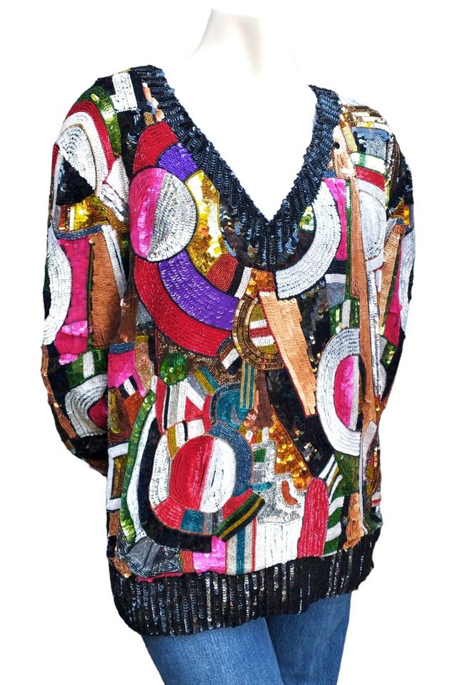 Amen Wardy Sequin and Bead Top Selected by Garbage Soup #1