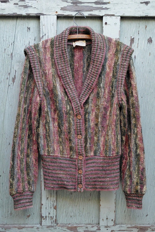 Missoni Striped Pointelle Knit Cardigan Selected by Garbage Soup