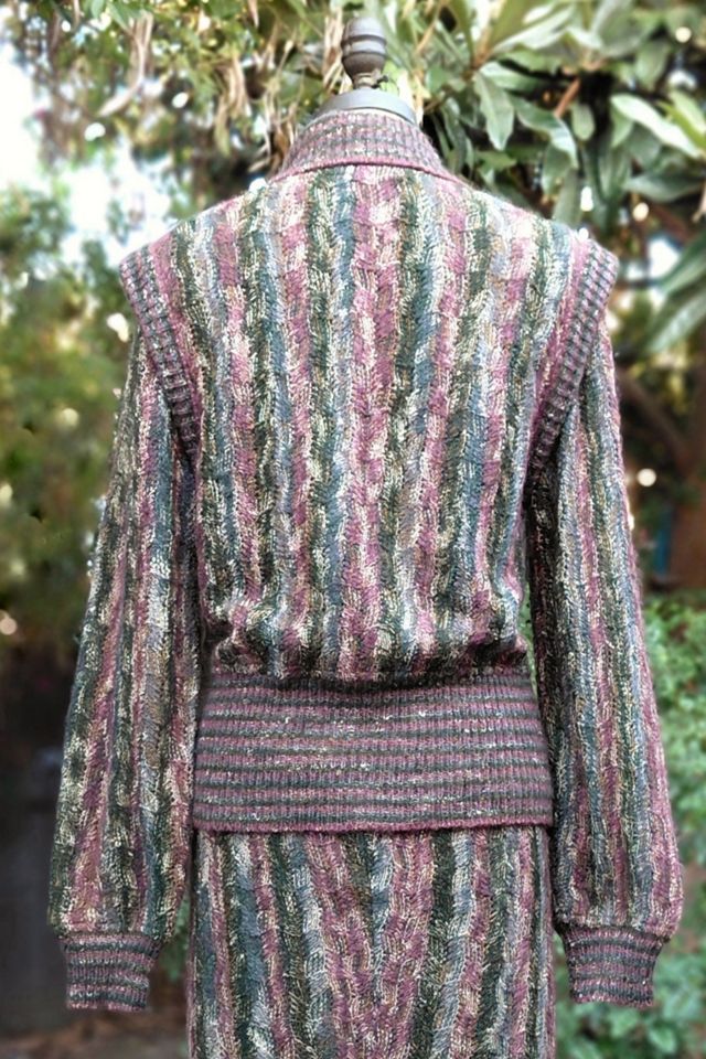 Missoni 1970's Striped Cardigan Sweater Selected by Garbage Soup #2