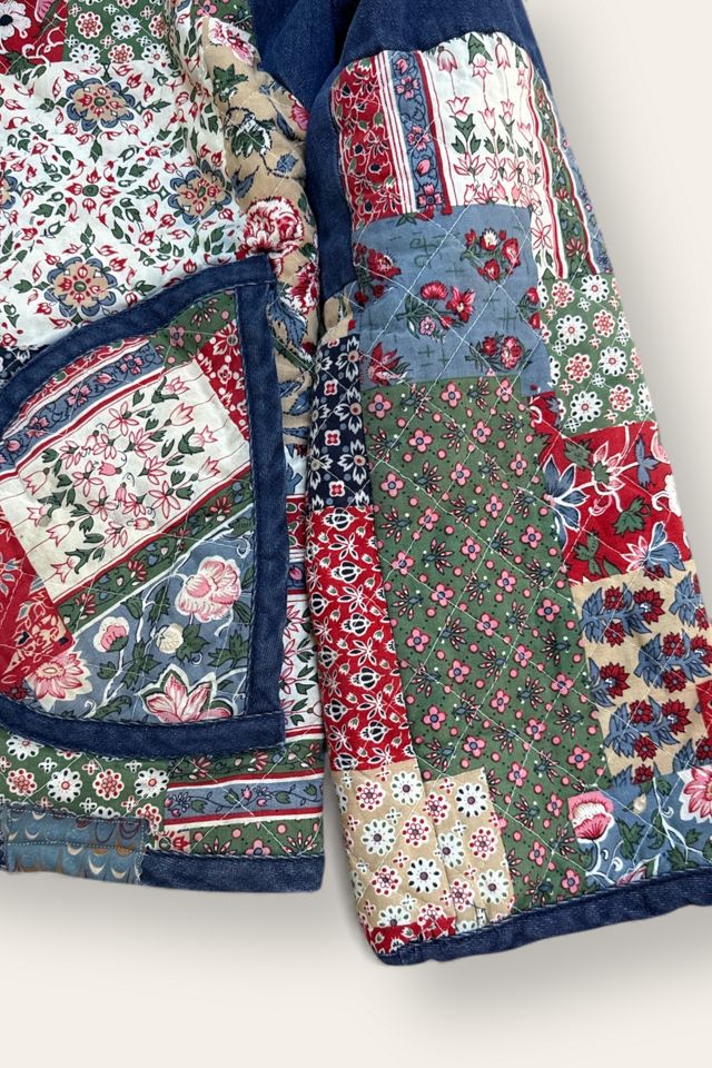 Vintage 1970's Denim & Quilt Hooded Jacket Selected By Afterlife Boutique #3