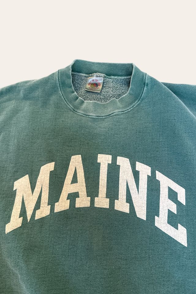 Vintage 1990's Maine Sweatshirt Selected By Afterlife Boutique #1