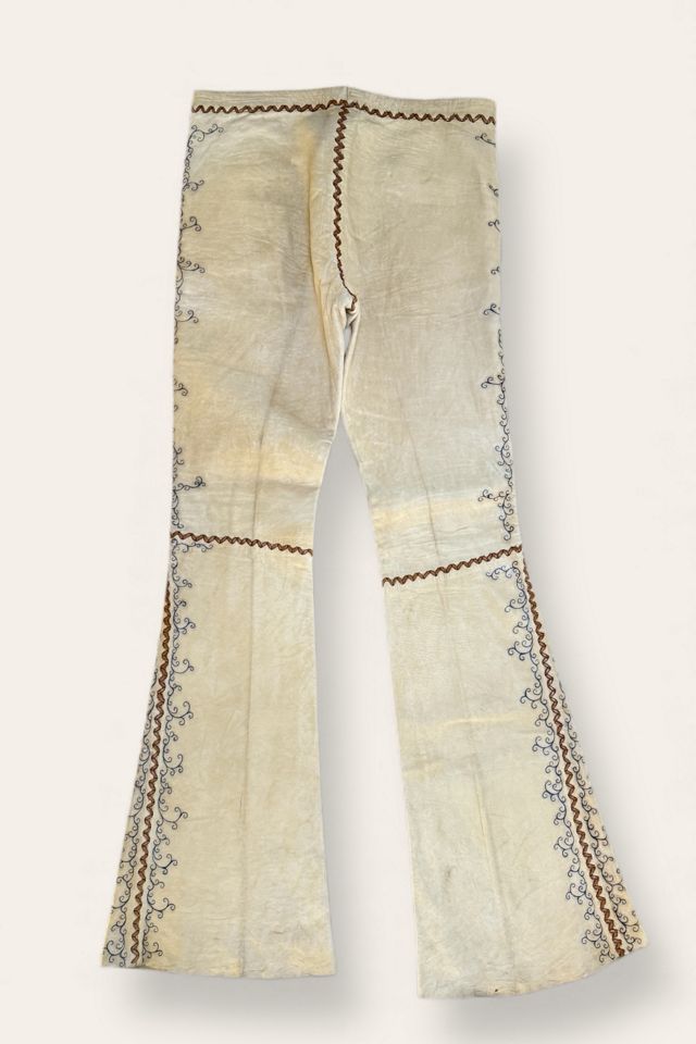 Vintage 1970's North Beach Leather Lace-Up Leather Pants Selected By Afterlife Boutique #2