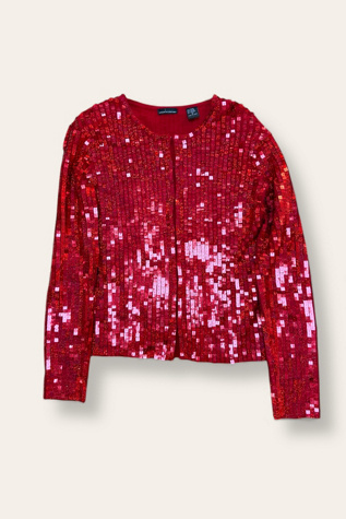 Y2K Square Sequins Cardigan Selected By Afterlife Boutique