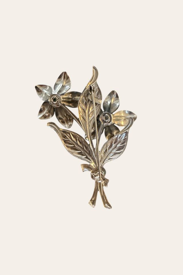 Vintage 1960's Flower Pin Selected By Afterlife Boutique #1