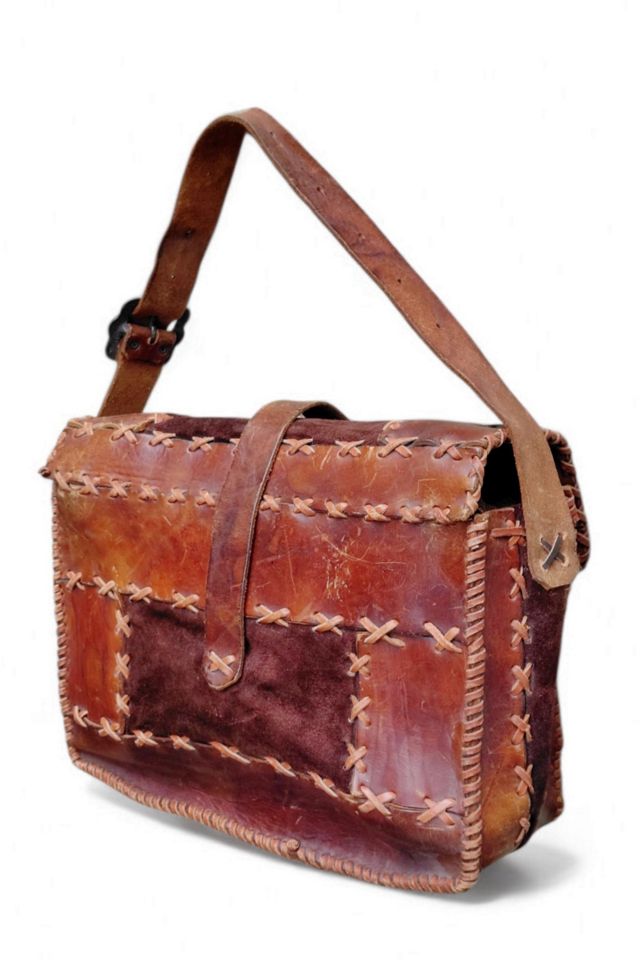 1970's Handcrafted Leather Bag Selected by Garbage Soup #3