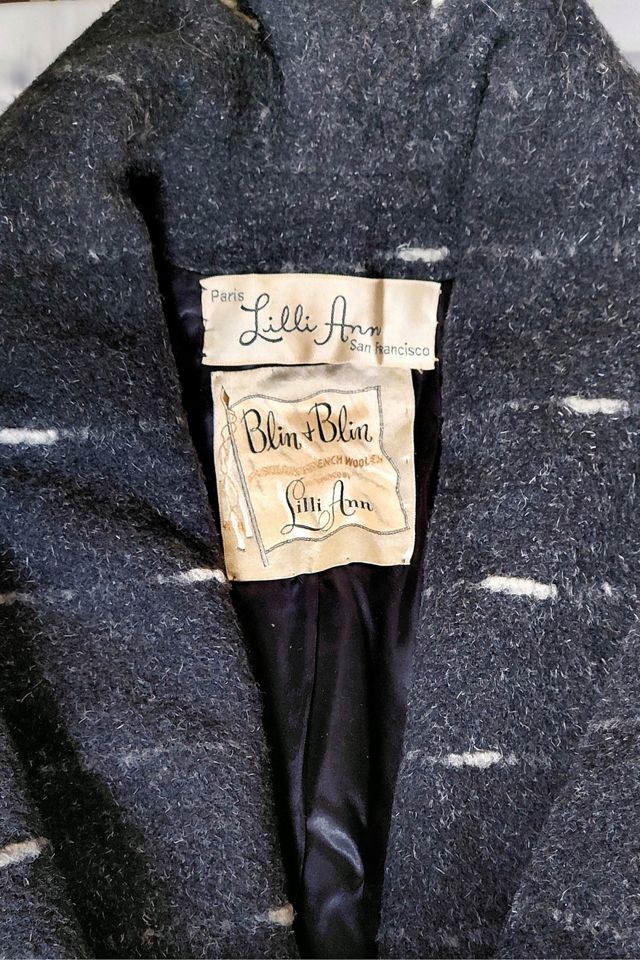 1950's Lilli Ann Maxi Swing Coat Selected by Garbage Soup #3