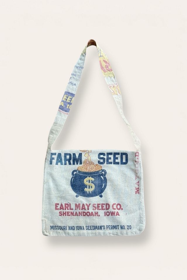 Vintage 1940's Hand Made Farm Seed Bag Selected By Afterlife Boutique #1
