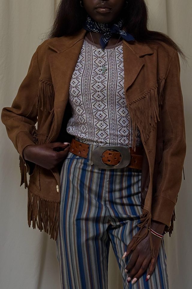 Vintage 1960's Suede Fringe Jacket Selected By Afterlife Boutique #1