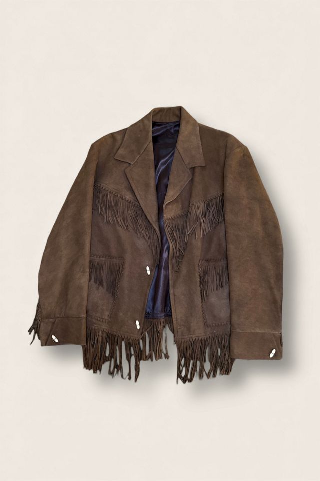 Vintage 1960's Suede Fringe Jacket Selected By Afterlife Boutique #2