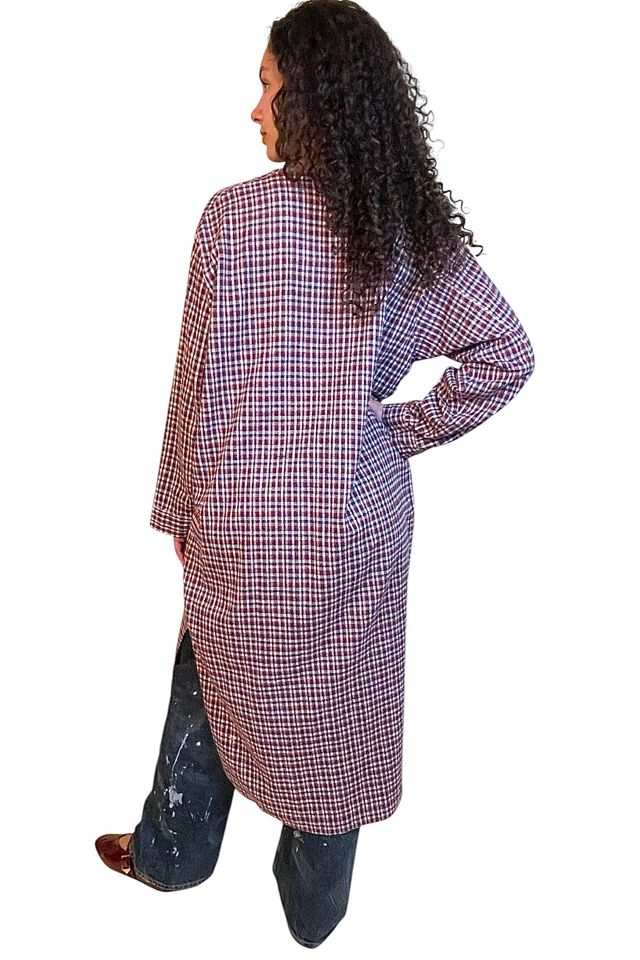 Vintage Plaid Flannel Tunic Selected By Ankh By Racquel #1