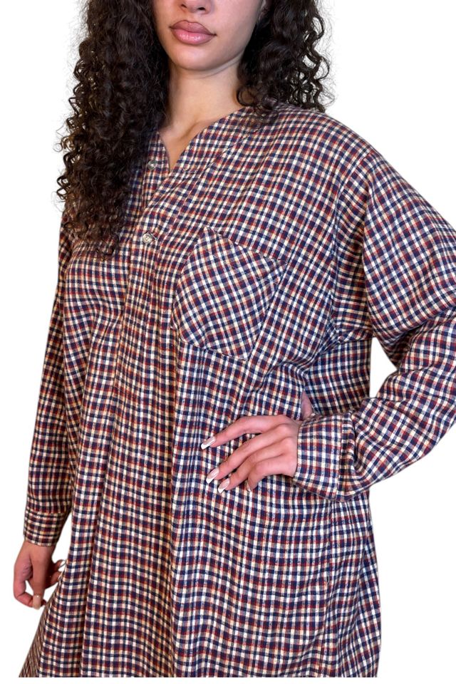 Vintage Plaid Flannel Tunic Selected By Ankh By Racquel #2