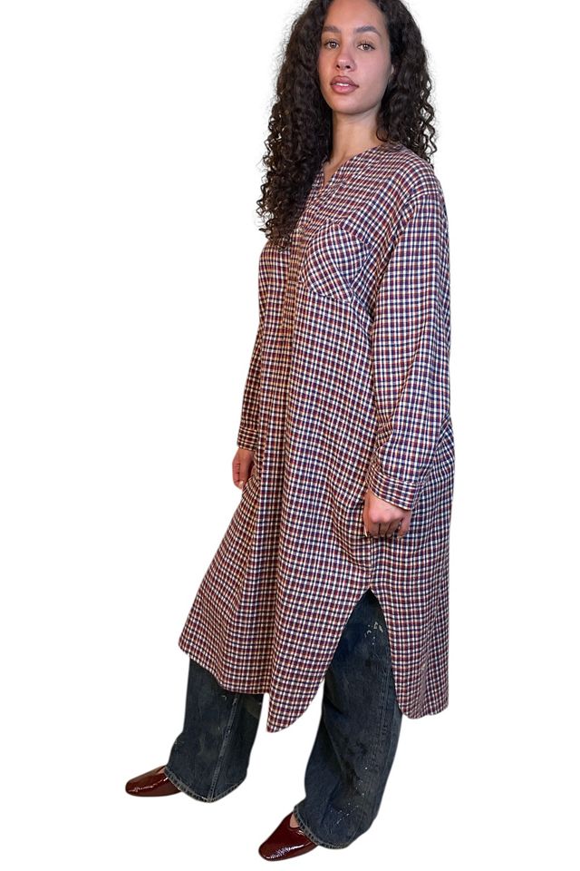 Vintage Plaid Flannel Tunic Selected By Ankh By Racquel #3