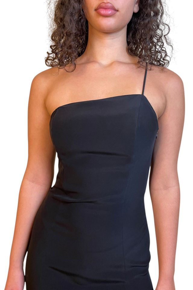 Vintage Future Ozbek  Black Nineties  Long Dress Selected By Ankh By Racquel #1