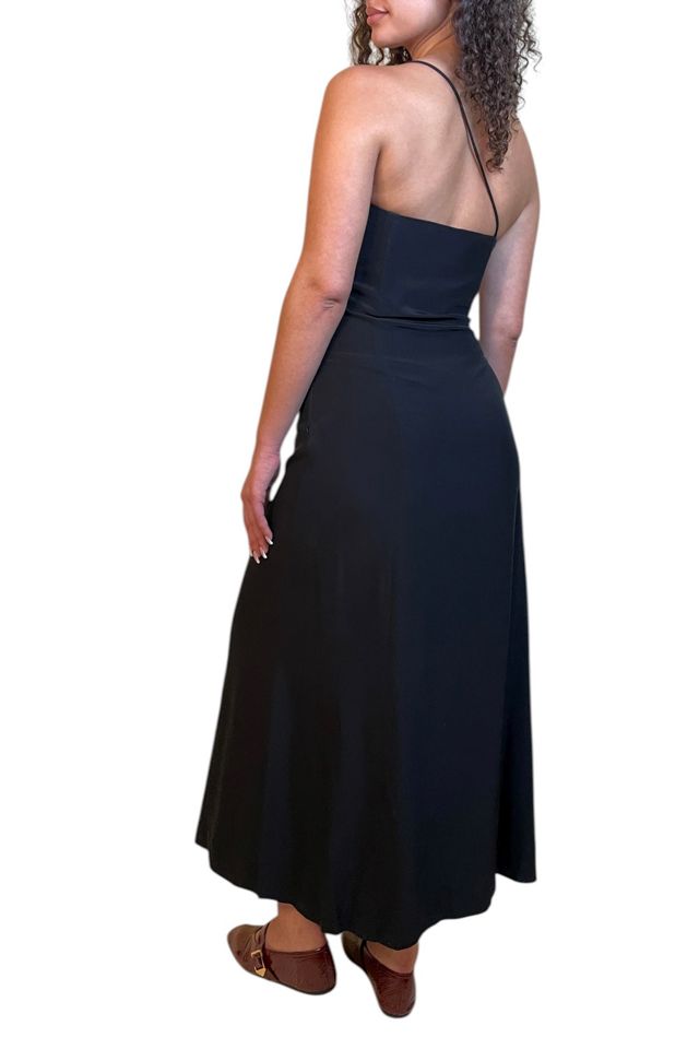 Vintage Future Ozbek  Black Nineties  Long Dress Selected By Ankh By Racquel #2