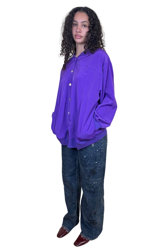 Vintage Oversized Purple Jacket Selected By Ankh By Racquel #1