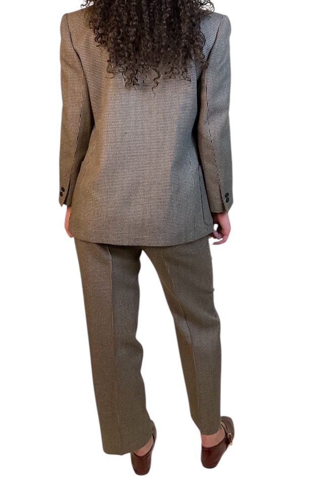 Vintage Rafaella Brown Tweed Suit Selected By Ankh By Racquel #2