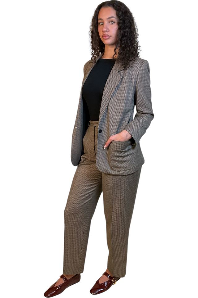 Vintage Rafaella Brown Tweed Suit Selected By Ankh By Racquel #3