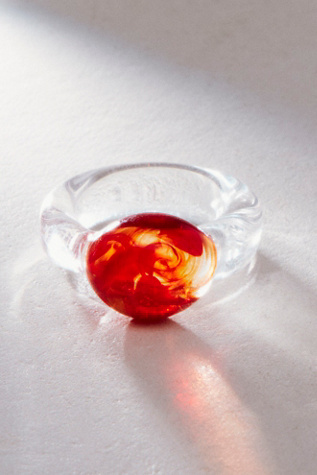 Suplais Ring by Free People in Red