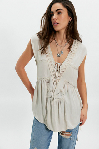 Penelope Tunic by Free People in Grey, Size: XL