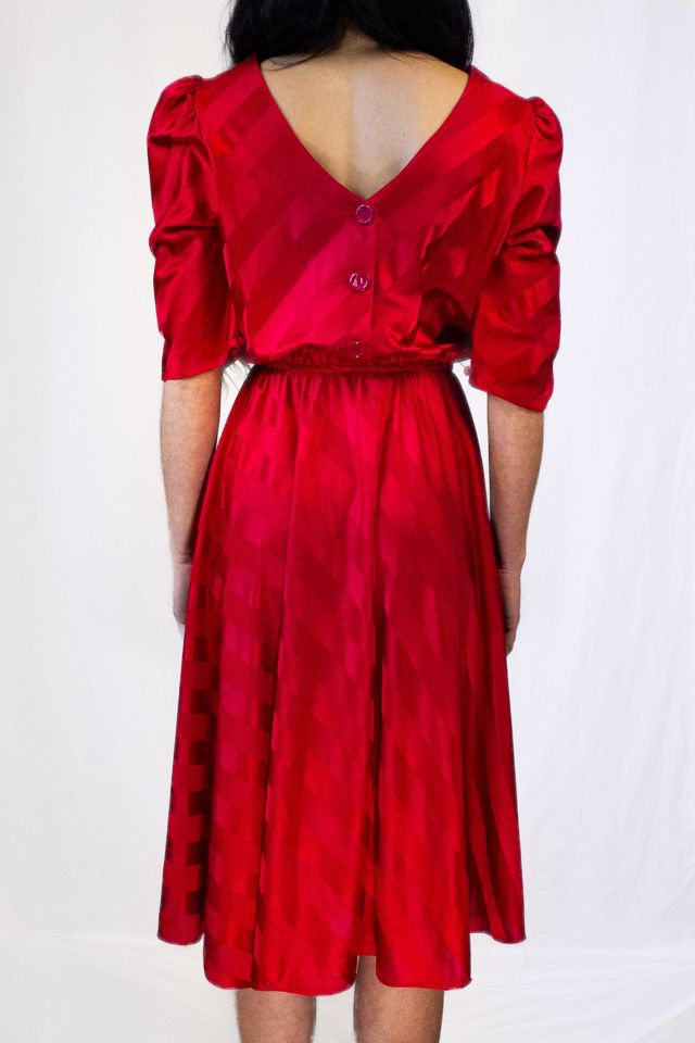 Vintage Mary My Luv Red Dress Selected by Black Shag Vintage #2
