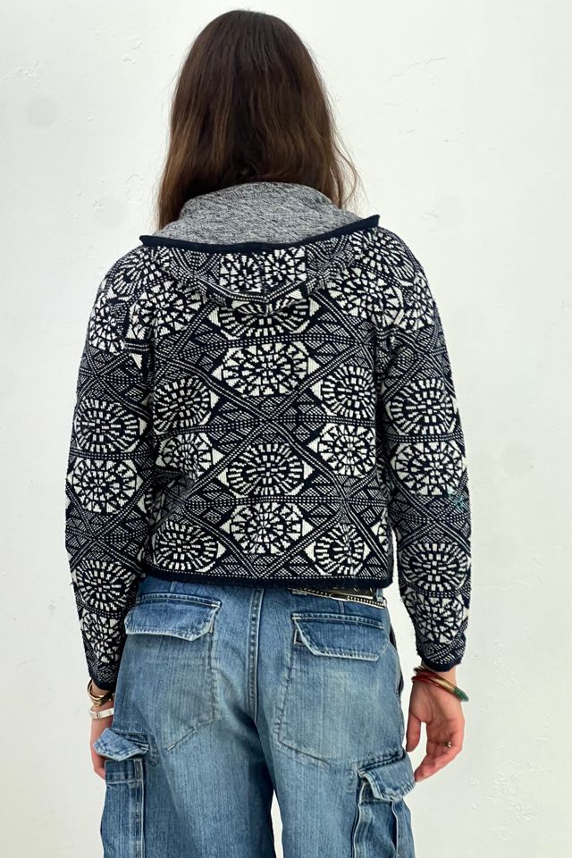 Vintage Zip Up Cardi Sweater Selected by Anna Corinna #2