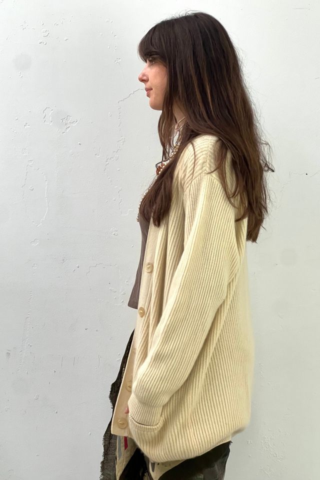 Vintage Thick Cashemere Cardi Sweater Selected by Anna Corinna #1