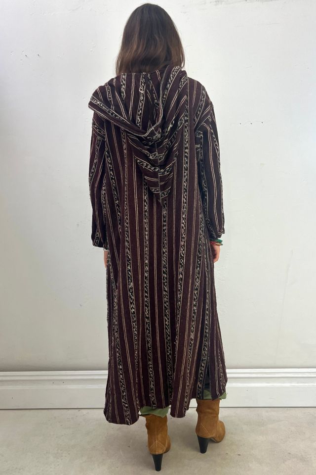 Vintage Hooded Maxi Duster Coat Selected by Anna Corinna #2
