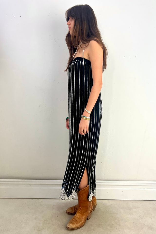 Vintage Chiffon Beaded Pearled Sequined Dress Selected by Anna Corinna #2