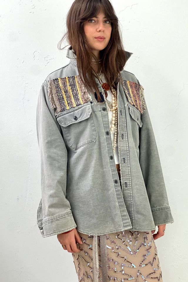 Anna Corinna Reworked Vintage Patched and Thrashed Combed Cotton Top #3