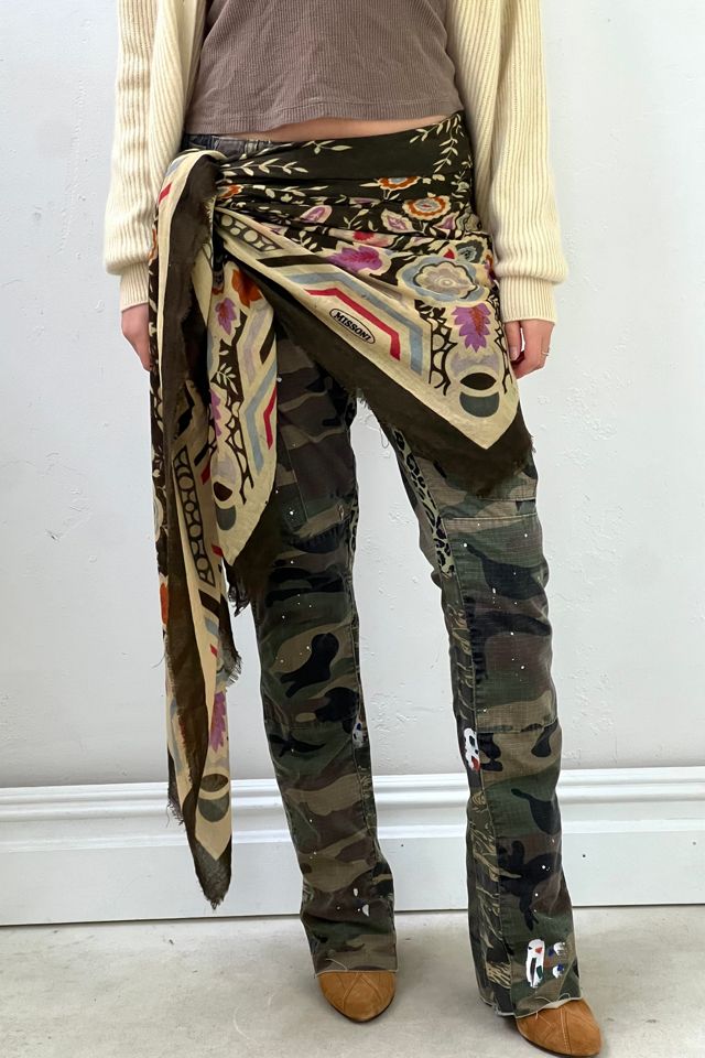 Vintage Missoni Shabby Wool Shawl Scarf Selected by Anna Corinna #1