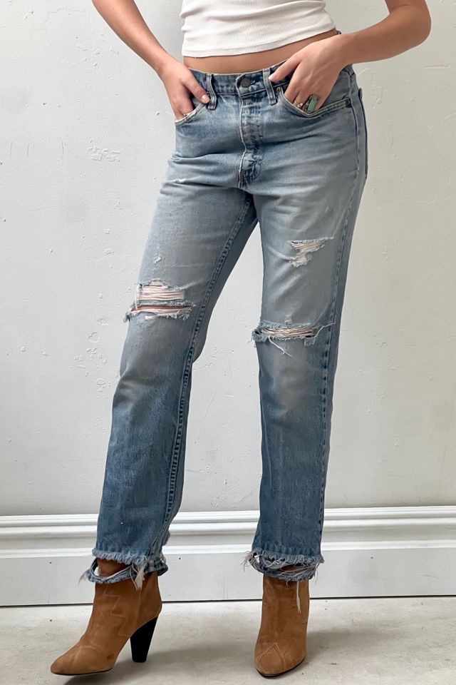 Vintage Levi's Thrashed Jeans Selected by Anna Corinna #1