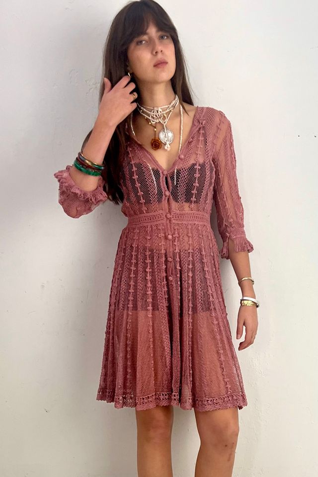 Vintage Hand Crocheted Dress Selected by Anna Corinna #2