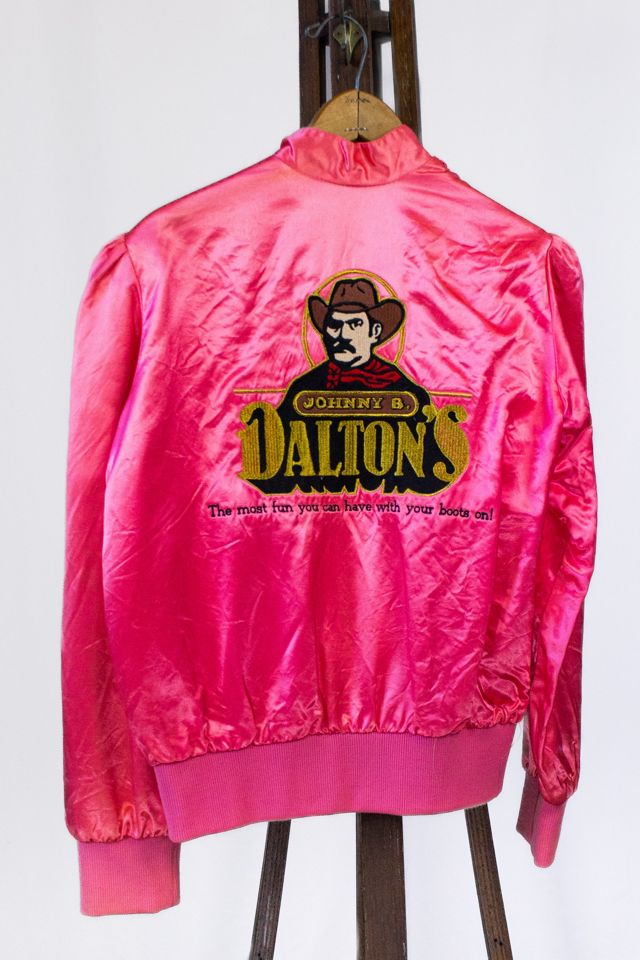 Vintage 80s Dalton's Satin Bomber Jacket Selected by Black Shag Vintage #2