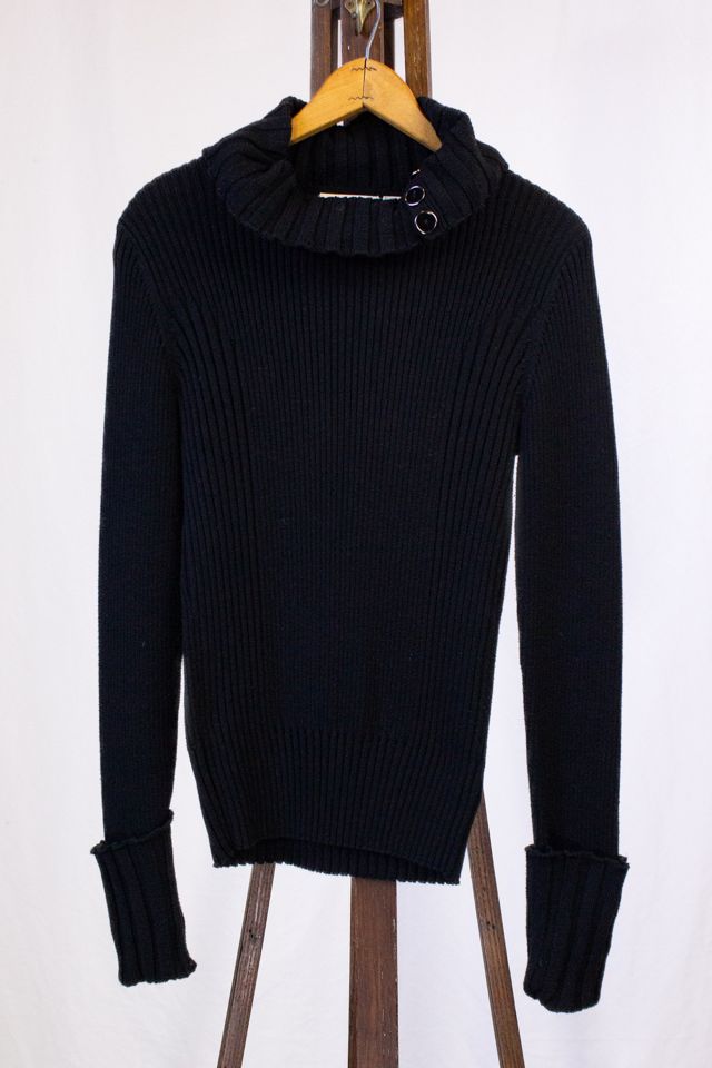 Vintage 90s DNKY Black Turtleneck Sweater Selected By Black Shag Vintage #3