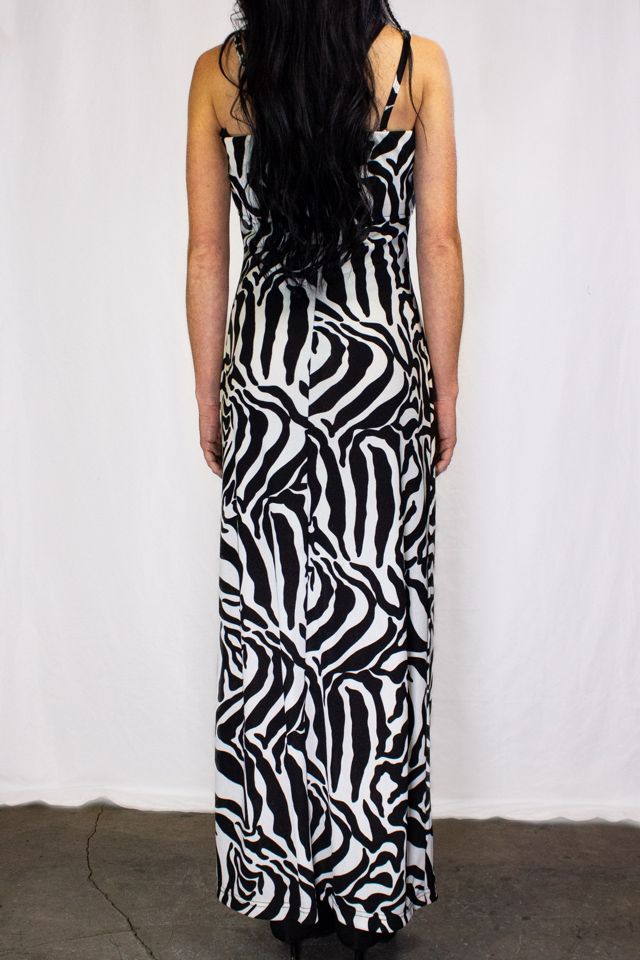 Vintage 2000s Black and White Dress Selected by Black Shag Vintage #2