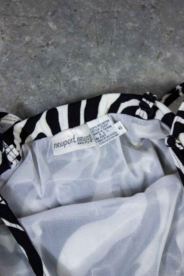 Vintage 2000s Black and White Dress Selected by Black Shag Vintage #3