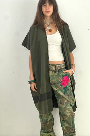Anna Corinna Reworked Vintage Army Wool Jacket