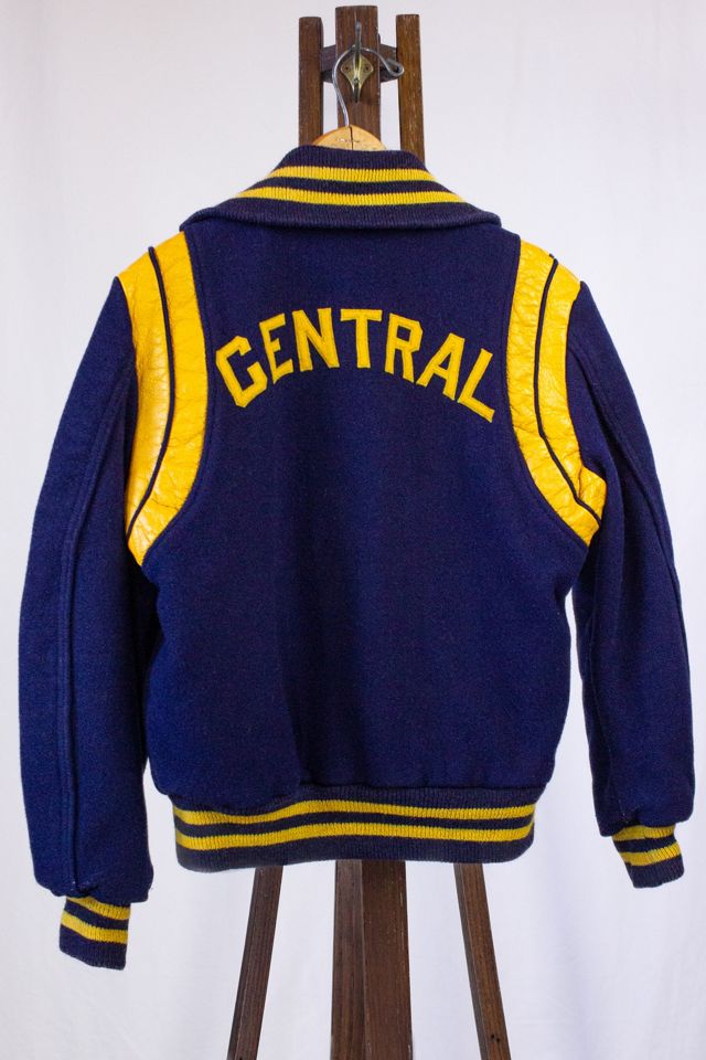 Vintage 50s Central Varsity Bomber Jacket Selected by Black Shag Vintage #2