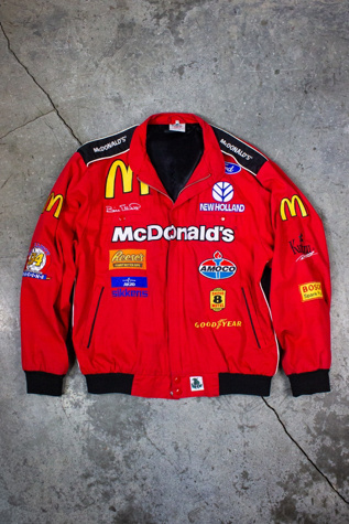 Vintage 1997 Bill Elliot McDonald's Nascar Racing Jacket Selected by Black Shag Vintage