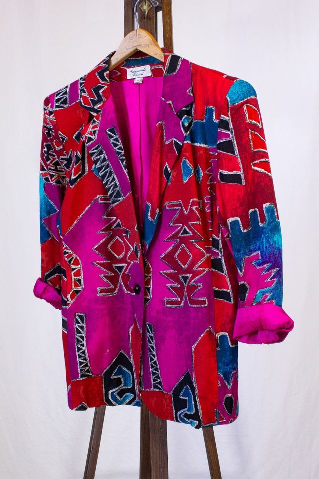 Vintage 80s Giancarlo Blazer Selected By Black Shag Vintage #3