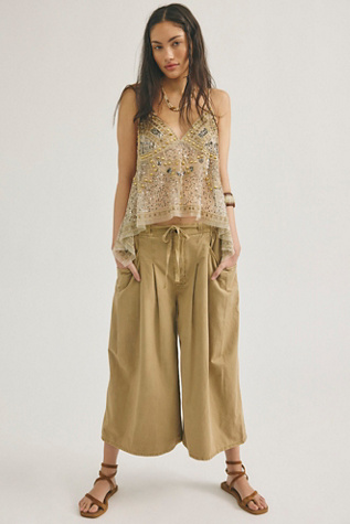 Pieces Culottes kräftigem Flechtengrün ab 17,99