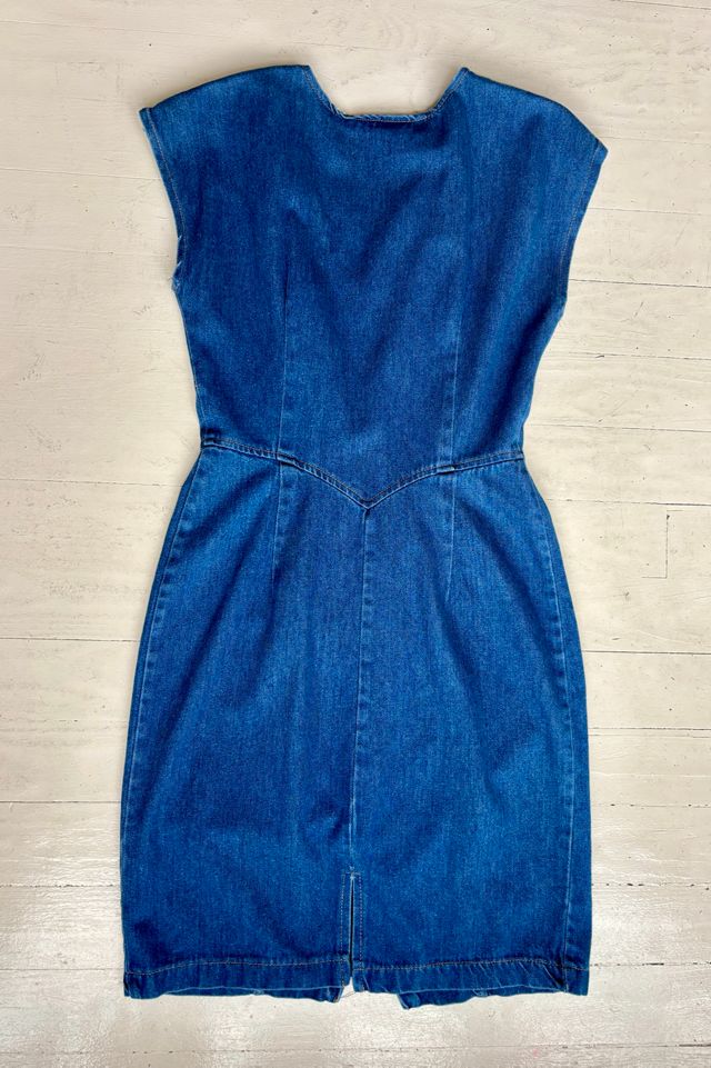 Vintage Denim Zip Dress Selected by Atlantic Vintage #1