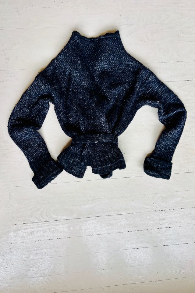 Vintage Wrap Alpaca Sweater with Metallic Yarn Selected by Atlantic Vintage #2