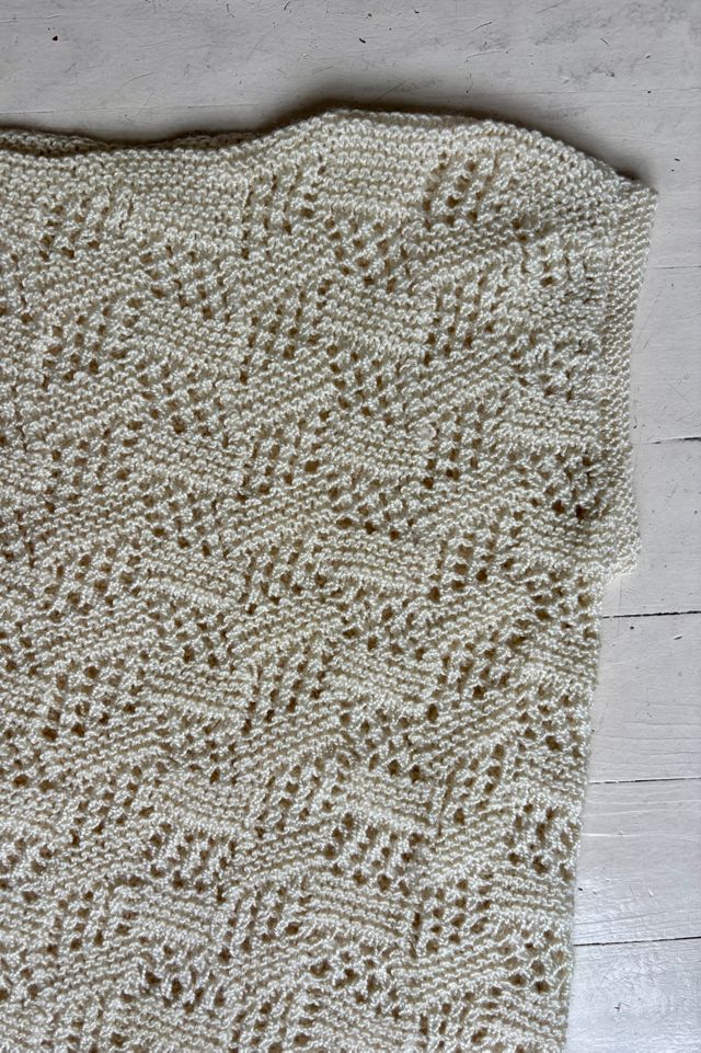 Vintage Hand Crochet Sweater Vest  Selected by Atlantic Vintage #1