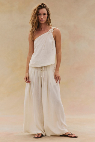Sandshell Linen Sahara Pant Set