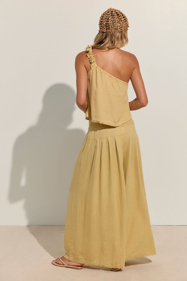 Sandshell Linen Sahara Pant Set #1