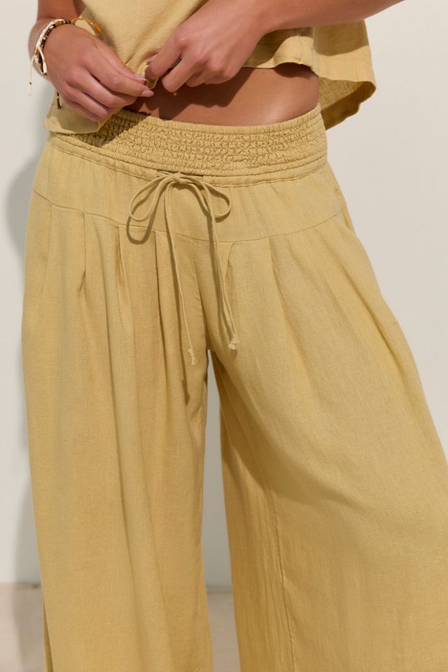 Sandshell Linen Sahara Pant Set #2