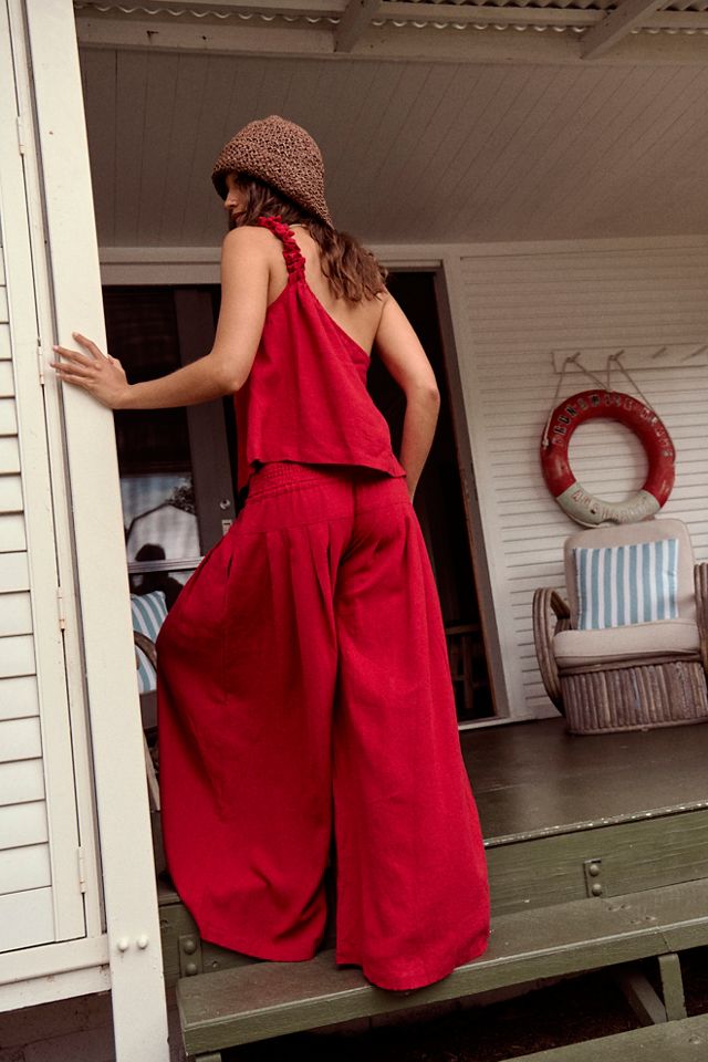 Sahara Sandshell Linen Trouser Co-ord #1