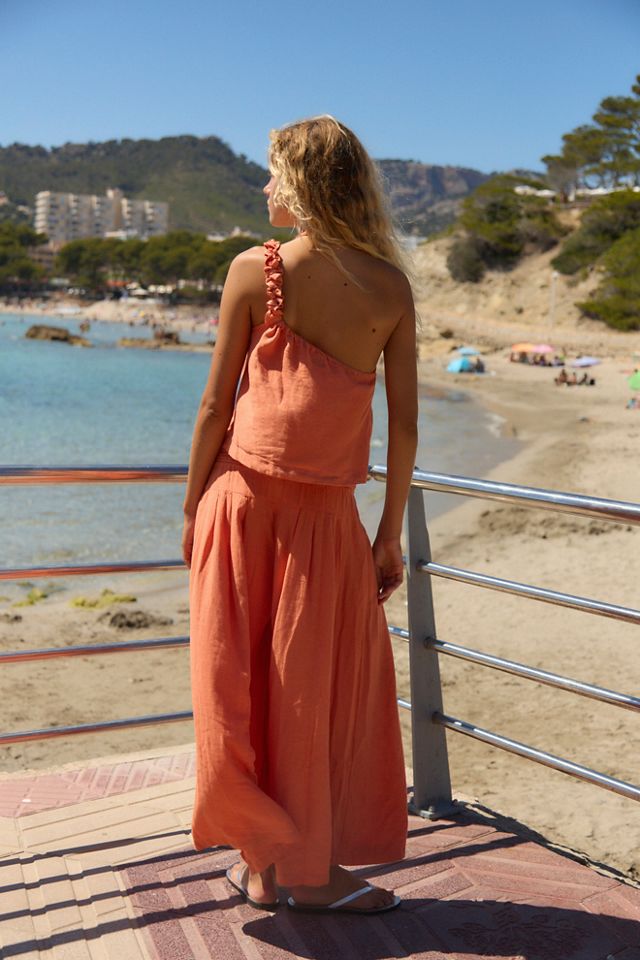 Sandshell Linen Sahara Pant Set #1