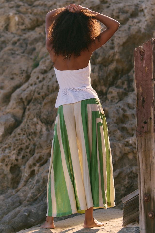 Liora Cotton Wide-Leg Pants #1